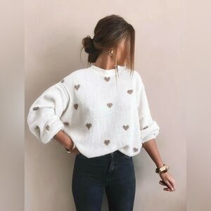 Brand New Heart Sweater 🤍